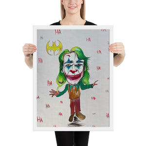 Framed Joker Print