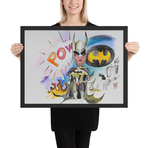 Framed BatMan Print