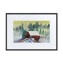 Load image into Gallery viewer, Matte Paper Framed Poster With Mat