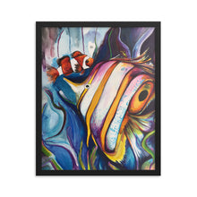 Load image into Gallery viewer, Framed Tropical Fish Print