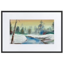 Load image into Gallery viewer, Winter Wonderland Matte Paper Framed Poster With Mat