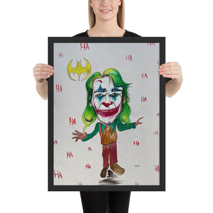 Framed Joker Print