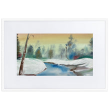 Load image into Gallery viewer, Winter Wonderland Matte Paper Framed Poster With Mat