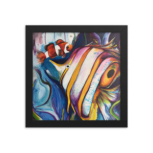 Framed Tropical Fish Print