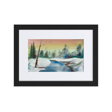 Load image into Gallery viewer, Winter Wonderland Matte Paper Framed Poster With Mat