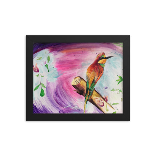 Framed Bird Print