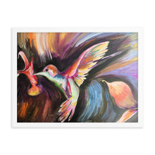 Load image into Gallery viewer, Framed Hummingbird Print