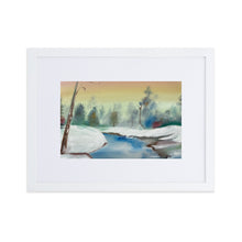 Load image into Gallery viewer, Winter Wonderland Matte Paper Framed Poster With Mat