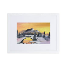 Load image into Gallery viewer, Matte Framed Glass Print