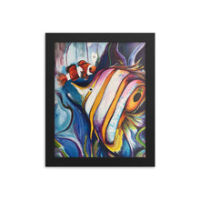 Load image into Gallery viewer, Framed Tropical Fish Print