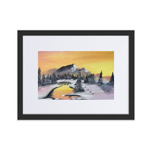 Load image into Gallery viewer, Matte Framed Glass Print