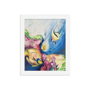 Framed Ocean Print