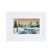 Load image into Gallery viewer, Winter Wonderland Matte Paper Framed Poster With Mat